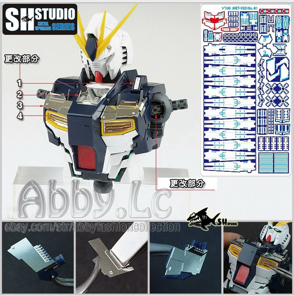 for MG 1/100 RX-93 Nu v ver ka SH Studio Details Add on Part